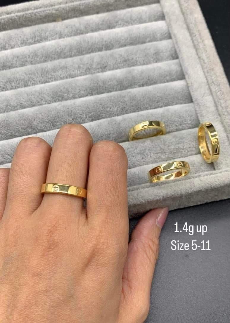 Radiant 18K Gold Rings