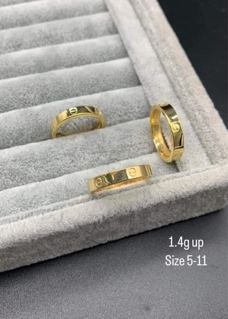 Radiant 18K Gold Rings